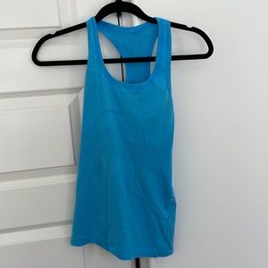 Blue lululemon swiftly tech tank